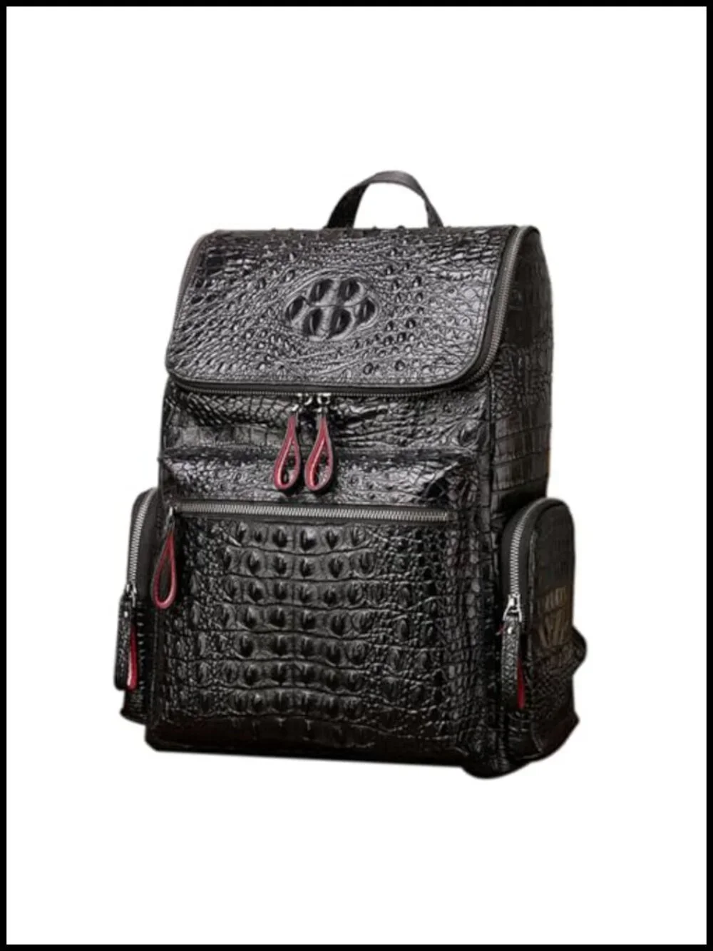 Genuine Cowhide Leather Laptop Backpack Travel Shoulder Bag Daypack